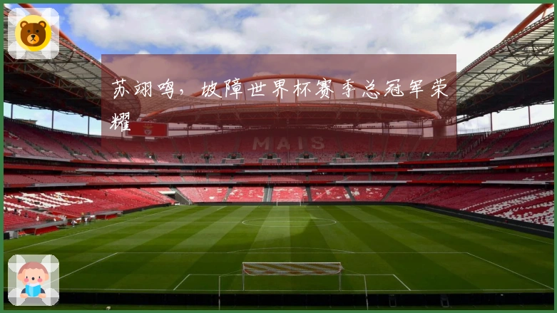 苏翊鸣，坡障世界杯赛季总冠军荣耀
